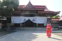 釧路一之宮 厳島神社の七五三参