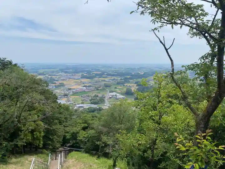 三毳神社(奥宮)の景色