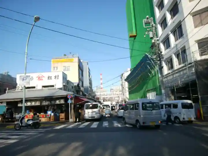 波除神社(波除稲荷神社)の周辺