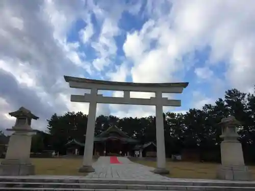 新潟縣護國神社の鳥居