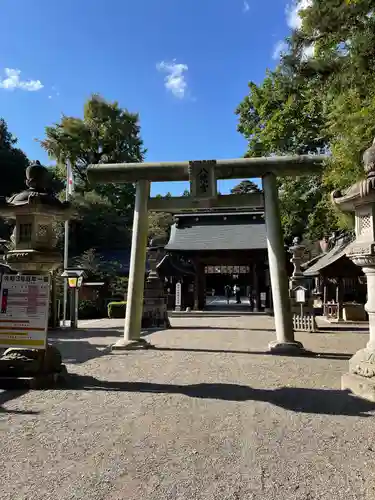 水戸八幡宮の鳥居