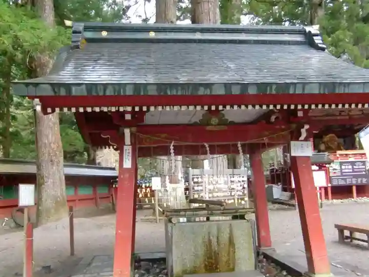日光二荒山神社の手水舎