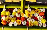 差出磯大嶽山神社 仕事と健康と厄よけの神さまの手水舎