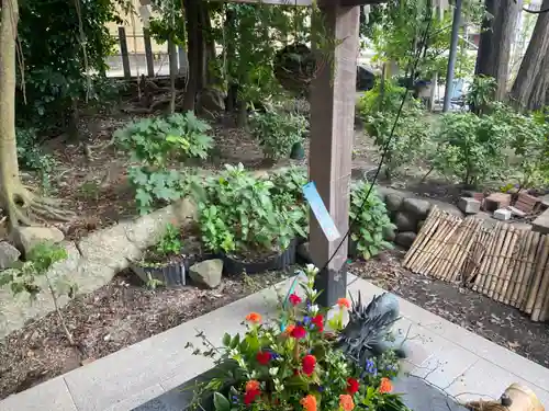 東海市熊野神社の手水舎