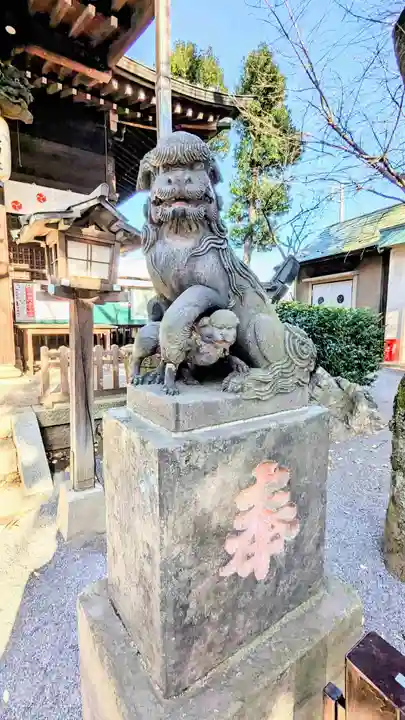 七社神社の狛犬