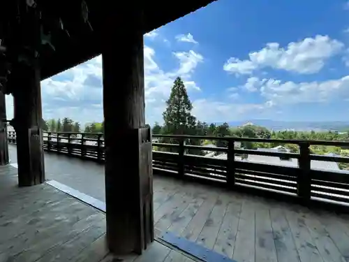 東大寺二月堂の景色