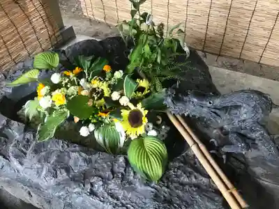 厚別神社の手水舎