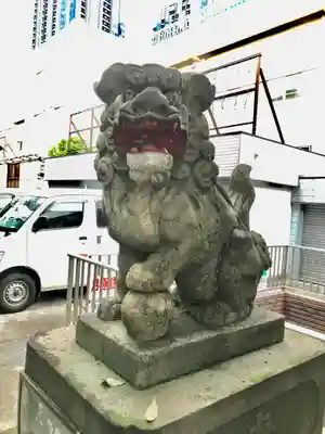 品川貴船神社の狛犬