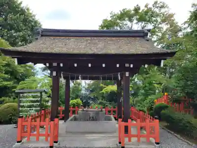 建勲神社の手水舎