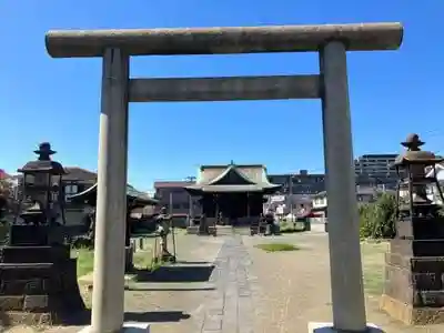 横浜熊野神社の鳥居