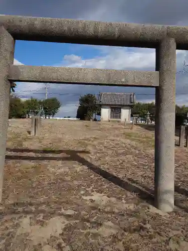 神明社（南奥田町）の鳥居