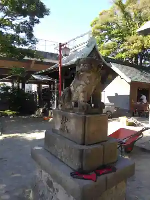 上小松天祖神社の狛犬