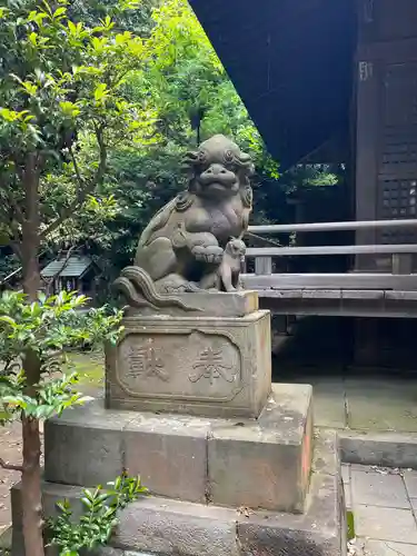 冨塚八幡宮の狛犬