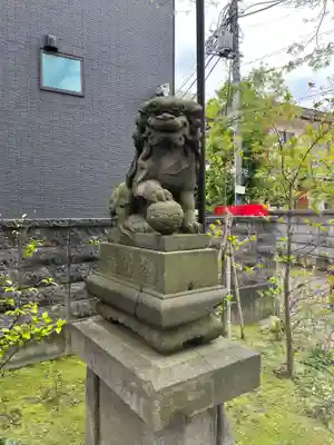 溝口神社の狛犬