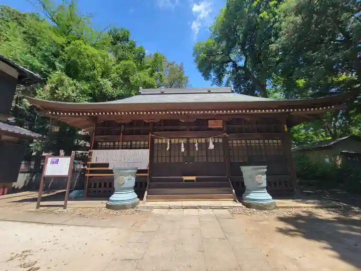 大谷場氷川神社の本殿・本堂