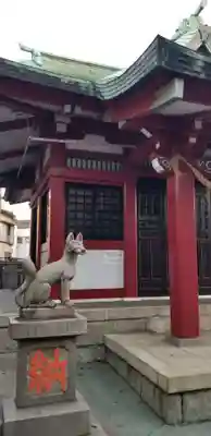 篠原稲荷神社の狛犬