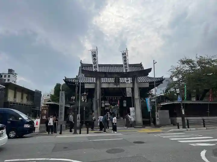 櫛田神社の鳥居