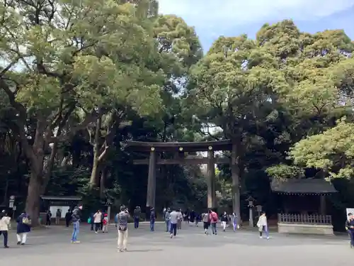 明治神宮の鳥居