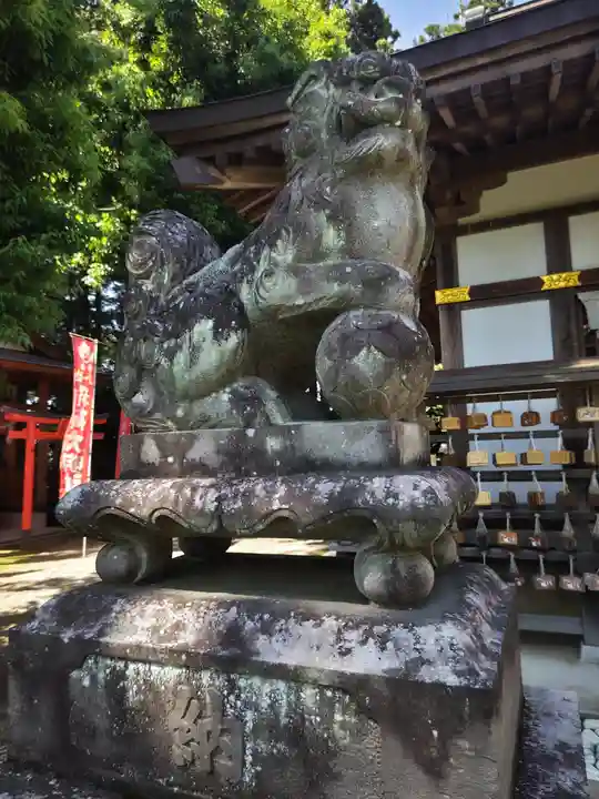鏡石鹿嶋神社 *安産・開運・勝利の神さま*の狛犬