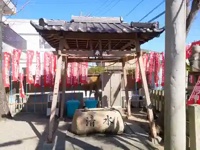 白山社(児玉白山社)の手水舎