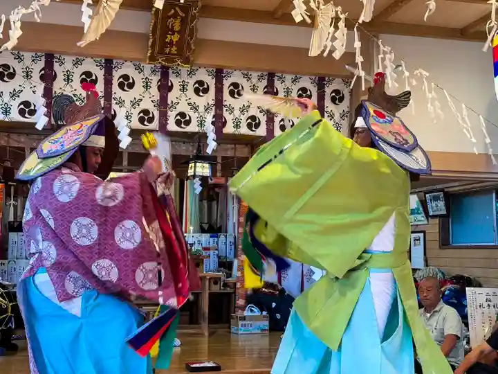 尻岸内八幡神社のお祭り
