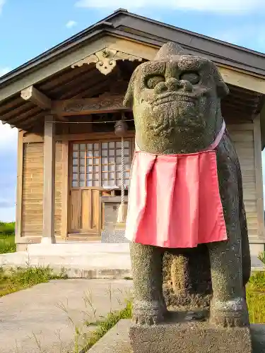 五柱神社の狛犬