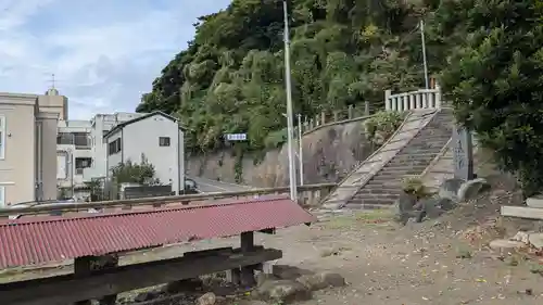 龍口明神社（元宮）の庭園