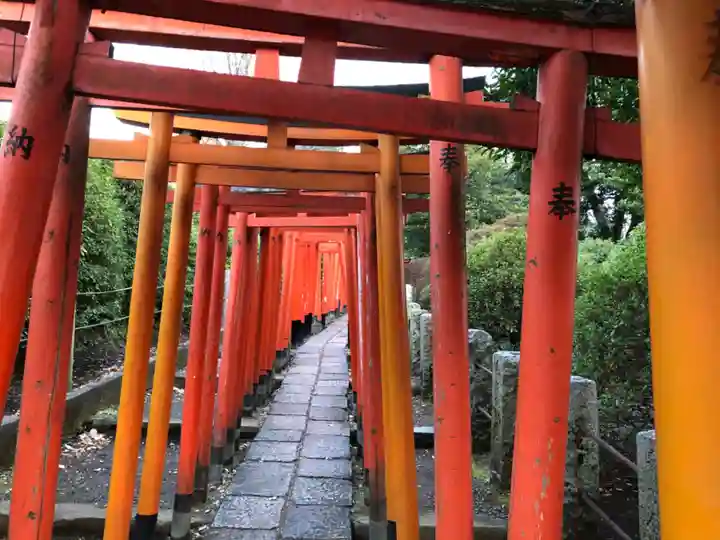 根津神社の鳥居