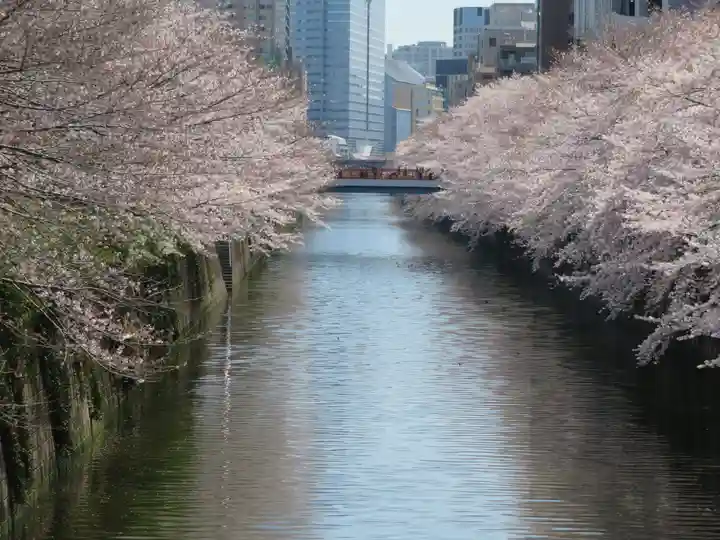 中目黒八幡神社の周辺