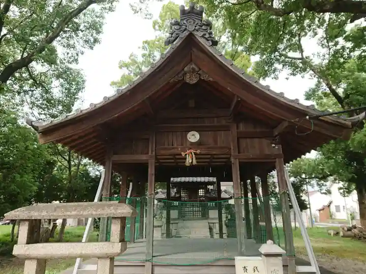 諏訪社の本殿・本堂