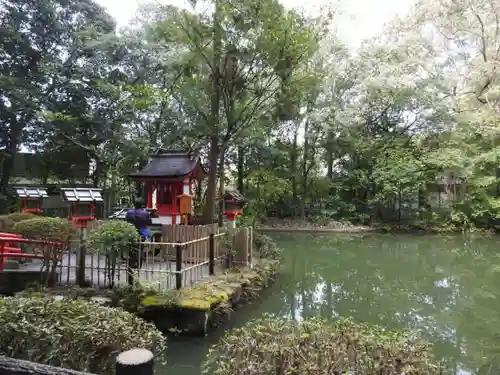 狭井坐大神荒魂神社(狭井神社)の自然