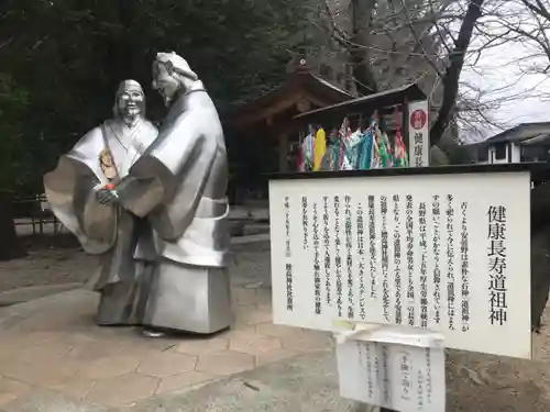 穂高神社本宮の像