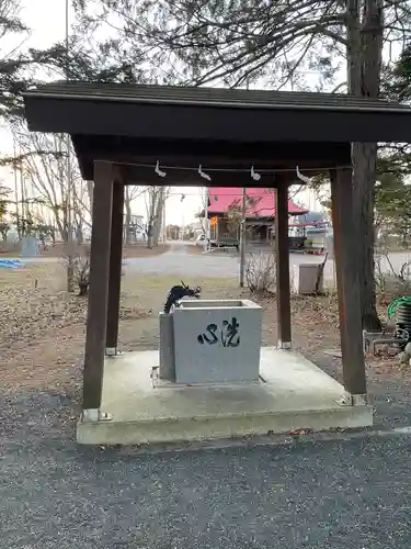 相内神社の手水