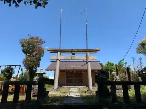 日月神社の鳥居