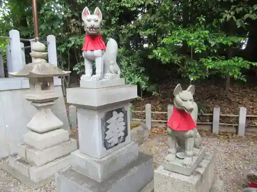 鵜森神社の狛犬