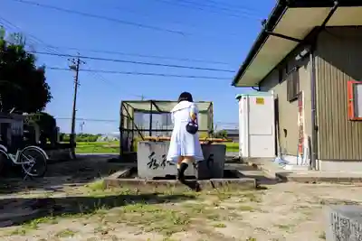 天神社(前庭天神社・院庭天神社)の手水舎