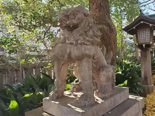 奥澤神社の狛犬