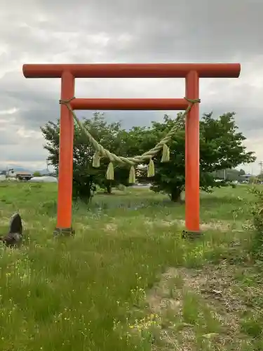 練貫温泉神社の鳥居