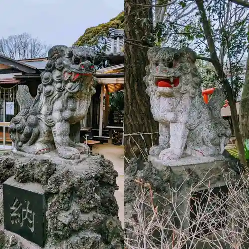 厳嶋神社の狛犬