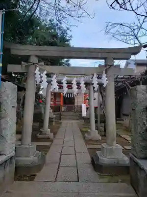 藤神稲荷神社の鳥居