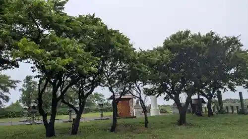 苫前神社の自然