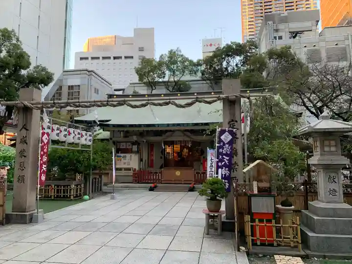露天神社(お初天神)の本殿・本堂