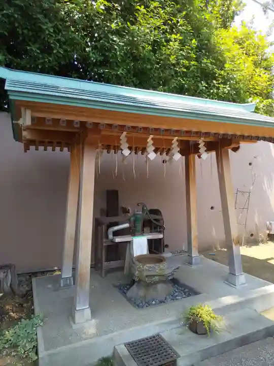 下神明天祖神社の手水舎