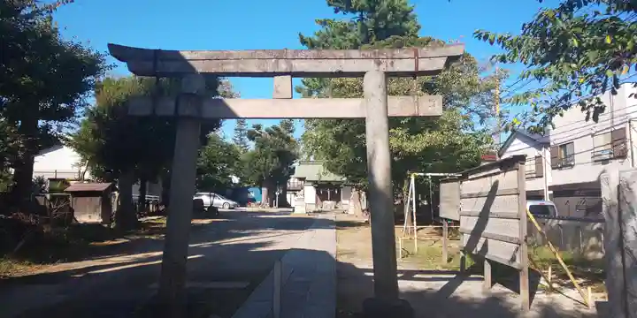 下総府中六所神社の鳥居