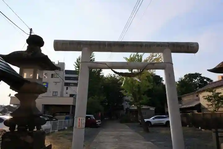 阿邪訶根神社の鳥居