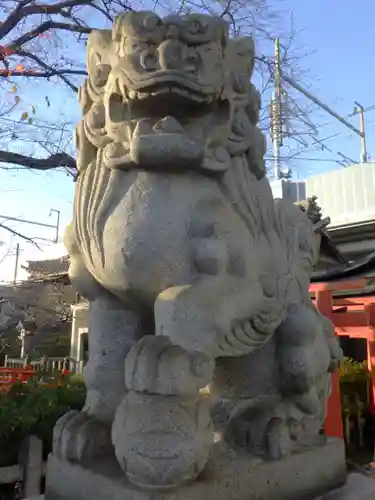 六孫王神社の狛犬