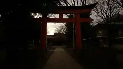 旗岡八幡神社の鳥居