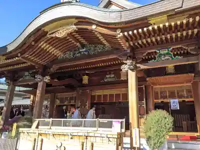 湯島天満宮の本殿・本堂