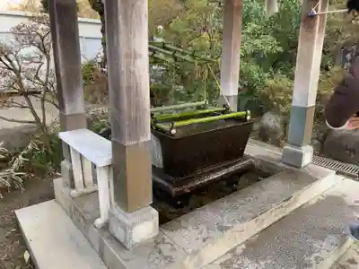 達磨寺の手水舎