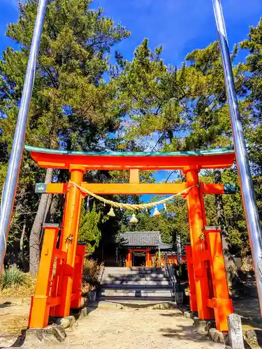 大岡白山神社の鳥居